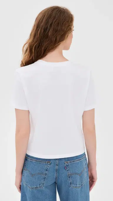 Sunny Somewhere Tomato Girl Summer Everyday Tee White S | Thumbnail 3
