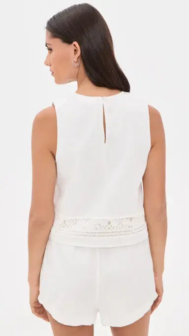 Z Supply Sloane Embroidered Blouse White L | Thumbnail 3