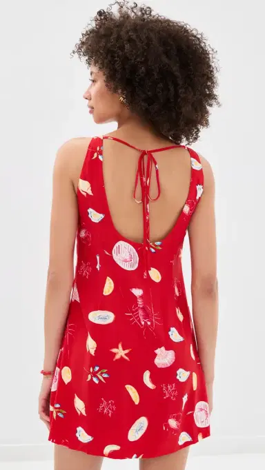 MINKPINK Sirena Mini Shift Dress Red | Thumbnail 3 MINKPINK Sirena Mini Shift Dress Red | Thumbnail 3