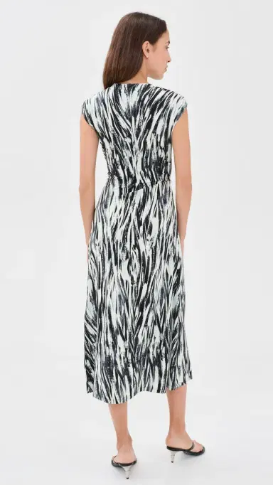 Proenza Schouler White Label Miranda Dress Pale Blue Multi S | Thumbnail 3