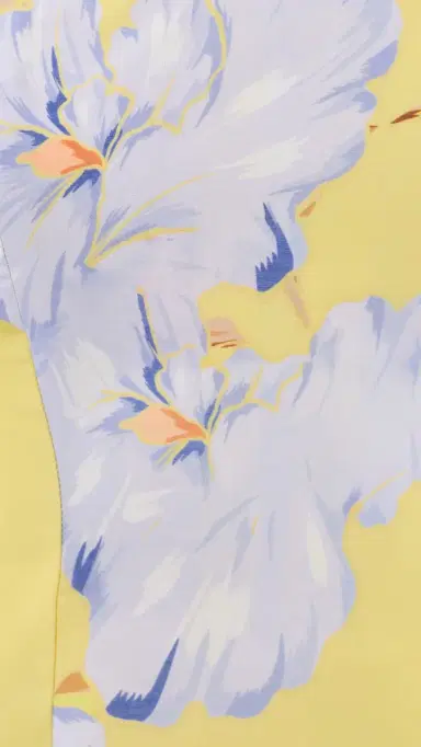 BARDOT Karoline Hour Glass Mini Dress Yellow Floral | Thumbnail 6