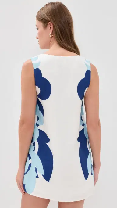 Seven Wonders Narla Mini Dress olly Blue/White | Thumbnail 3 Seven Wonders Narla Mini Dress olly Blue/White | Thumbnail 3