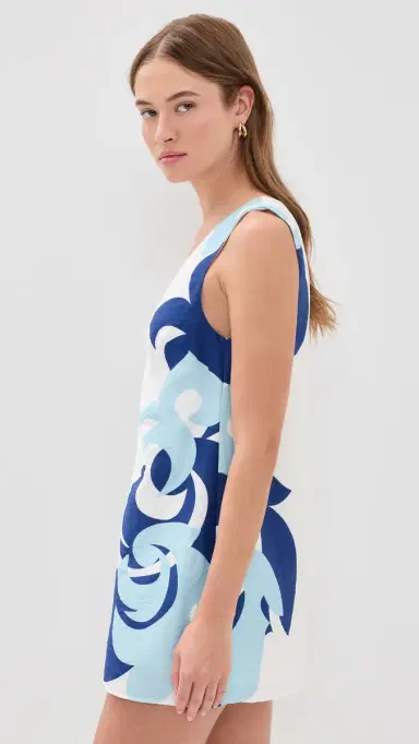 Seven Wonders Narla Mini Dress olly Blue/White | Thumbnail 4 Seven Wonders Narla Mini Dress olly Blue/White | Thumbnail 4