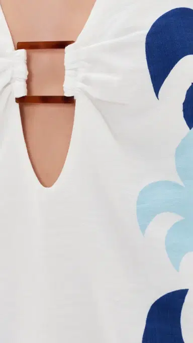 Seven Wonders Narla Mini Dress olly Blue/White | Thumbnail 6 Seven Wonders Narla Mini Dress olly Blue/White | Thumbnail 6