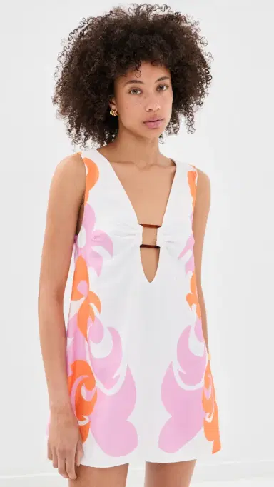 SEVEN WONDERS Narla Mini Dress Molly Pink/Orange M | Thumbnail 2