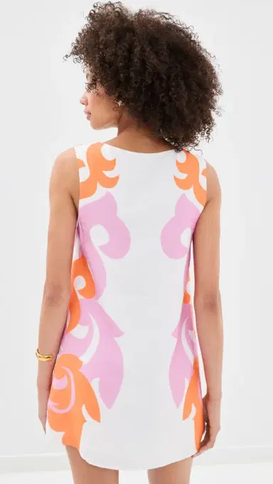SEVEN WONDERS Narla Mini Dress Molly Pink/Orange M | Thumbnail 3