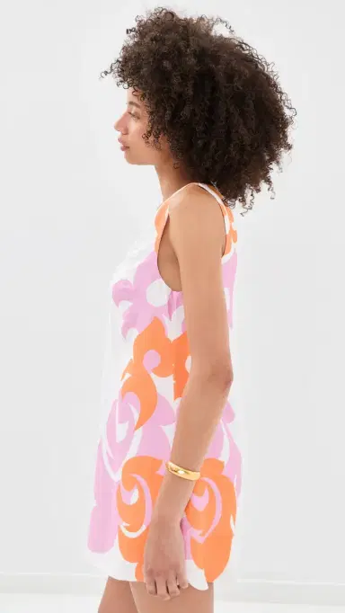 SEVEN WONDERS Narla Mini Dress Molly Pink/Orange M | Thumbnail 4