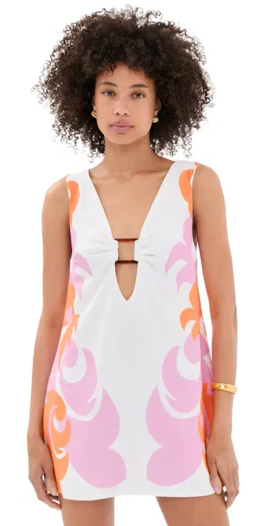SEVEN WONDERS Narla Mini Dress Molly Pink/Orange M | Thumbnail 1