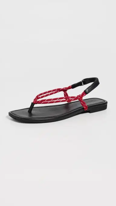 Madewell Aliyah Paracord Sandals Festival Red | Thumbnail 2