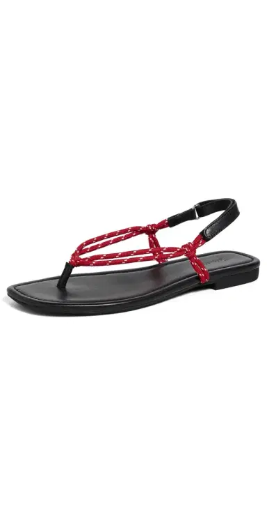 Madewell Aliyah Paracord Sandals Festival Red | Thumbnail 1