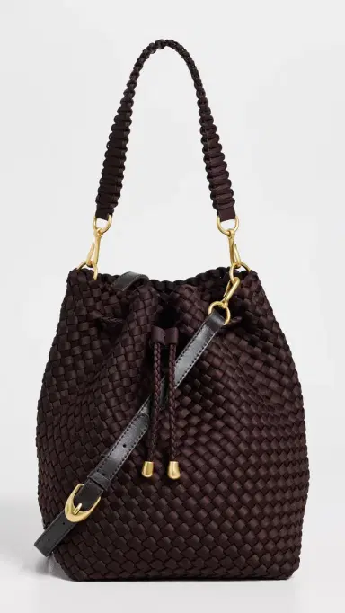 NAGHEDI Mercer Large Bucket Bag Chocolate (Solid) One Size | Thumbnail 2 NAGHEDI Mercer Large Bucket Bag Chocolate (Solid) One Size | Thumbnail 2