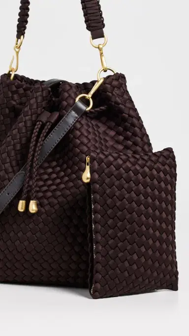 NAGHEDI Mercer Large Bucket Bag Chocolate (Solid) One Size | Thumbnail 5 NAGHEDI Mercer Large Bucket Bag Chocolate (Solid) One Size | Thumbnail 5