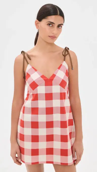 SEROYA Shantie Dress Geranium Gingham | Thumbnail 2
