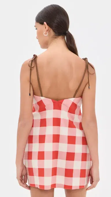 SEROYA Shantie Dress Geranium Gingham | Thumbnail 3