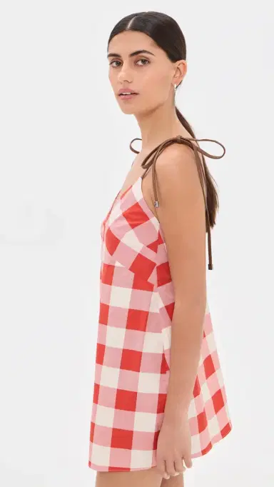 SEROYA Shantie Dress Geranium Gingham | Thumbnail 4