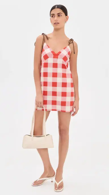 SEROYA Shantie Dress Geranium Gingham | Thumbnail 5