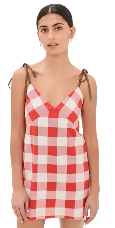 SEROYA Shantie Dress Geranium Gingham | Thumbnail 1