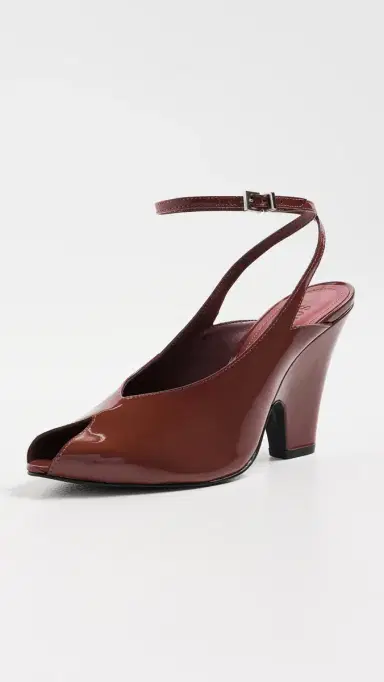 Schutz Liv Peep Toe Heels Wine Berry 7 | Thumbnail 2 Schutz Liv Peep Toe Heels Wine Berry 7 | Thumbnail 2