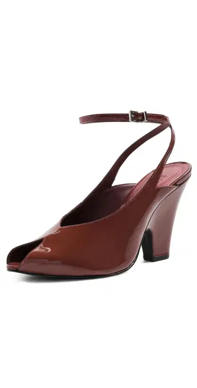 Schutz Liv Peep Toe Heels Wine Berry 7 | Thumbnail 1 Schutz Liv Peep Toe Heels Wine Berry 7 | Thumbnail 1