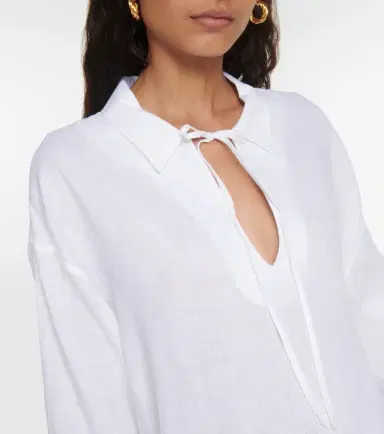 ASCENO Linen midi dress | Thumbnail 3 ASCENO Linen midi dress | Thumbnail 3
