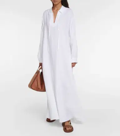 ASCENO Linen midi dress | Thumbnail 5 ASCENO Linen midi dress | Thumbnail 5