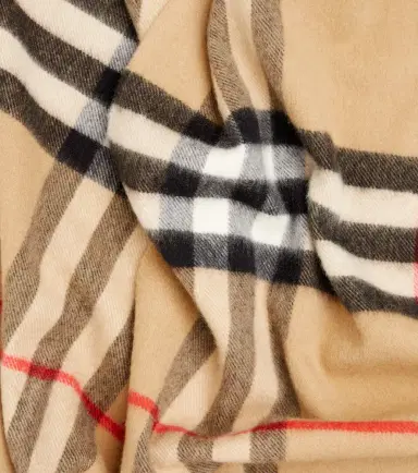 Burberry Check cashmere scarf | Thumbnail 3