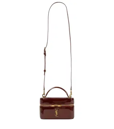Saint Laurent Gaby Cassandre patent leather vanity bag | Thumbnail 1 Saint Laurent Gaby Cassandre patent leather vanity bag | Thumbnail 1