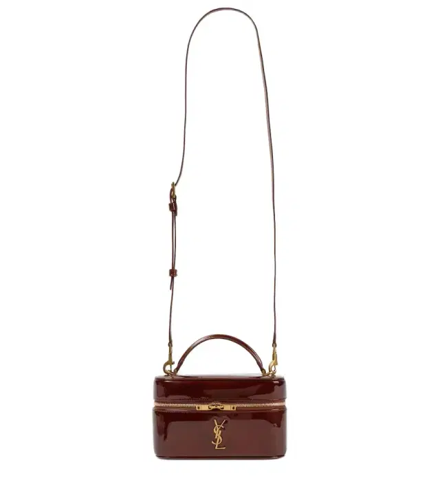 Saint Laurent Gaby Cassandre patent leather vanity bag