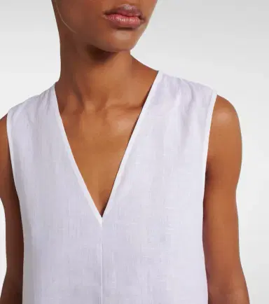 ASCENO Nisha linen midi dress | Thumbnail 3 ASCENO Nisha linen midi dress | Thumbnail 3