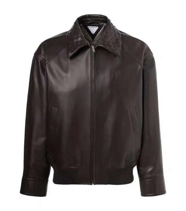 Bottega Veneta Intrecciato leather jacket