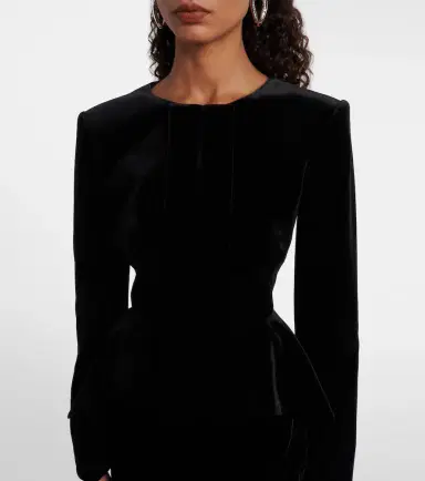 Roland Mouret Peplum velvet jacket | Thumbnail 5 Roland Mouret Peplum velvet jacket | Thumbnail 5