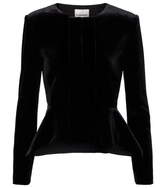 Roland Mouret Peplum velvet jacket
