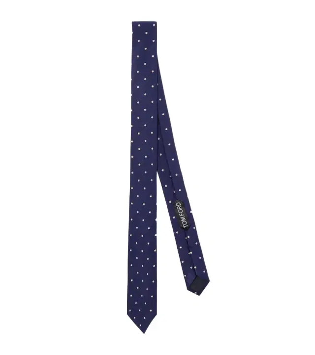 Tom Ford Polka-dot silk twill tie