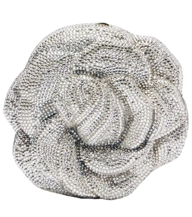 Judith Leiber Couture Rose Desirée Small embellished clutch