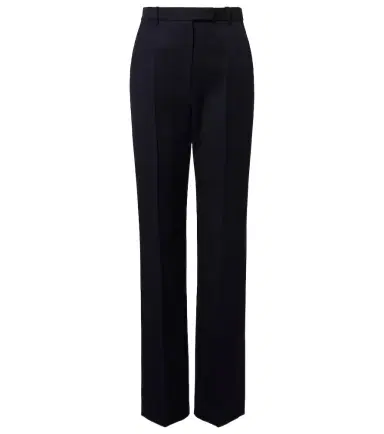 Alexander McQueen Wool grain de poudre straight pants | Thumbnail 1