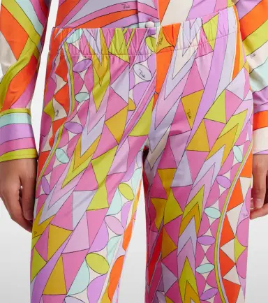 PUCCI Manuba jersey satin wide-leg pants | Thumbnail 3 PUCCI Manuba jersey satin wide-leg pants | Thumbnail 3