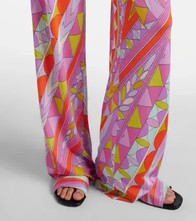 PUCCI Manuba jersey satin wide-leg pants | Thumbnail 4 PUCCI Manuba jersey satin wide-leg pants | Thumbnail 4