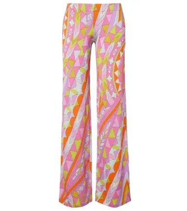 PUCCI Manuba jersey satin wide-leg pants | Thumbnail 1 PUCCI Manuba jersey satin wide-leg pants | Thumbnail 1