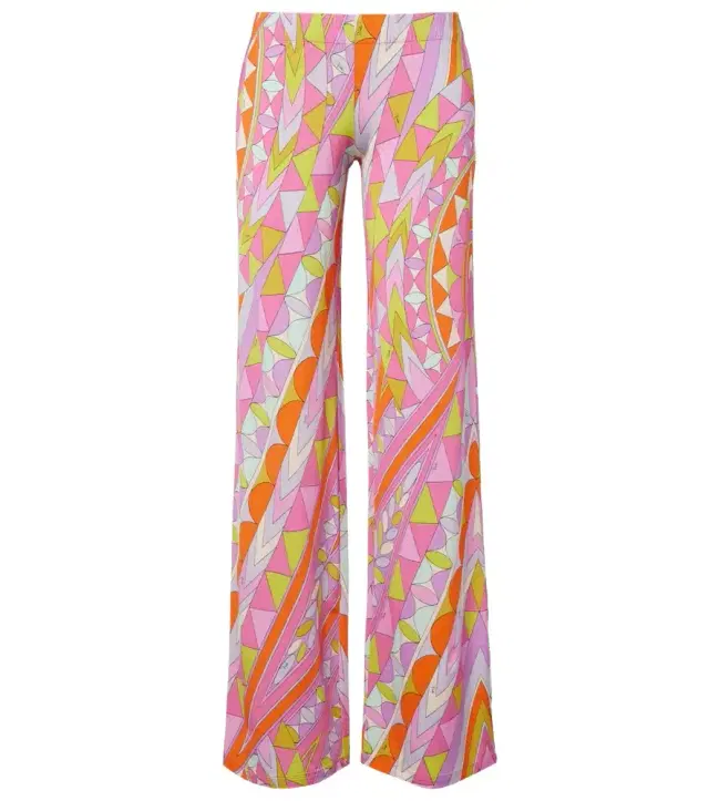 Pucci Manuba jersey satin wide-leg pants