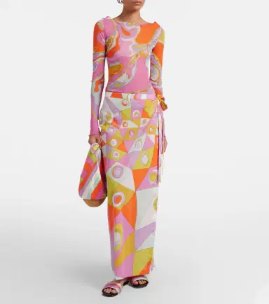 PUCCI Orchidee sheer tulle top | Thumbnail 4 PUCCI Orchidee sheer tulle top | Thumbnail 4