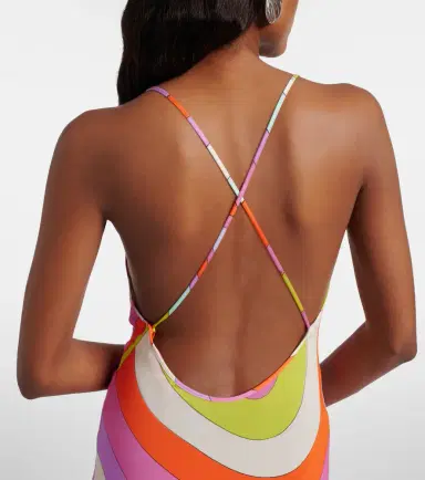 PUCCI Iride draped satin jersey minidress | Thumbnail 4