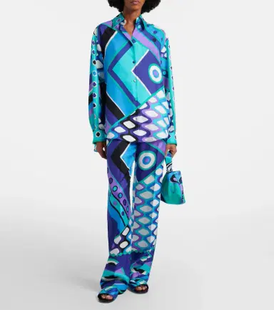 PUCCI Vivara silk wide-leg pants | Thumbnail 3 PUCCI Vivara silk wide-leg pants | Thumbnail 3