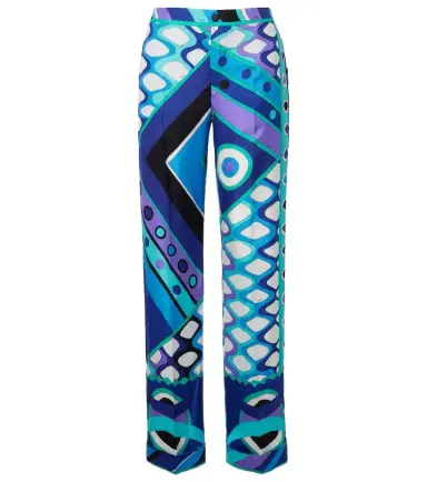 PUCCI Vivara silk wide-leg pants | Thumbnail 1 PUCCI Vivara silk wide-leg pants | Thumbnail 1
