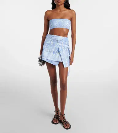 PUCCI Angoli cotton wrap skirt | Thumbnail 2 PUCCI Angoli cotton wrap skirt | Thumbnail 2