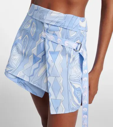 PUCCI Angoli cotton wrap skirt | Thumbnail 3 PUCCI Angoli cotton wrap skirt | Thumbnail 3