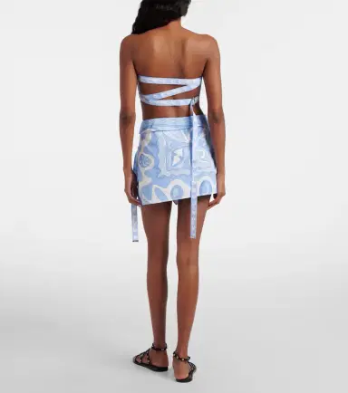 PUCCI Angoli cotton wrap skirt | Thumbnail 4 PUCCI Angoli cotton wrap skirt | Thumbnail 4