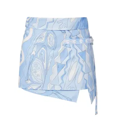 PUCCI Angoli cotton wrap skirt | Thumbnail 1 PUCCI Angoli cotton wrap skirt | Thumbnail 1