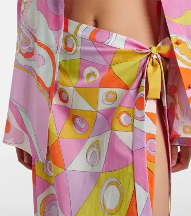 Pucci Orchidee cotton beach cover-up | Thumbnail 2