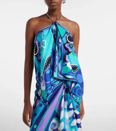 Pucci Orchidee silk twill top | Thumbnail 5 Pucci Orchidee silk twill top | Thumbnail 5