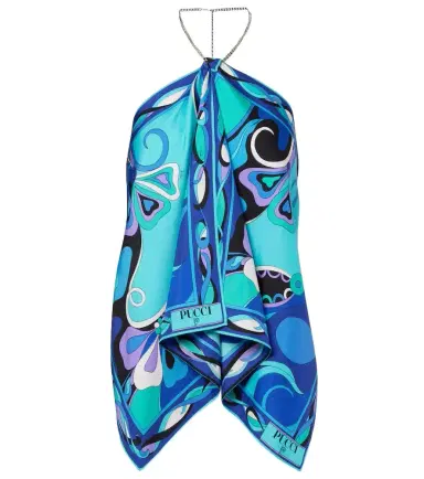 Pucci Orchidee silk twill top | Thumbnail 1 Pucci Orchidee silk twill top | Thumbnail 1